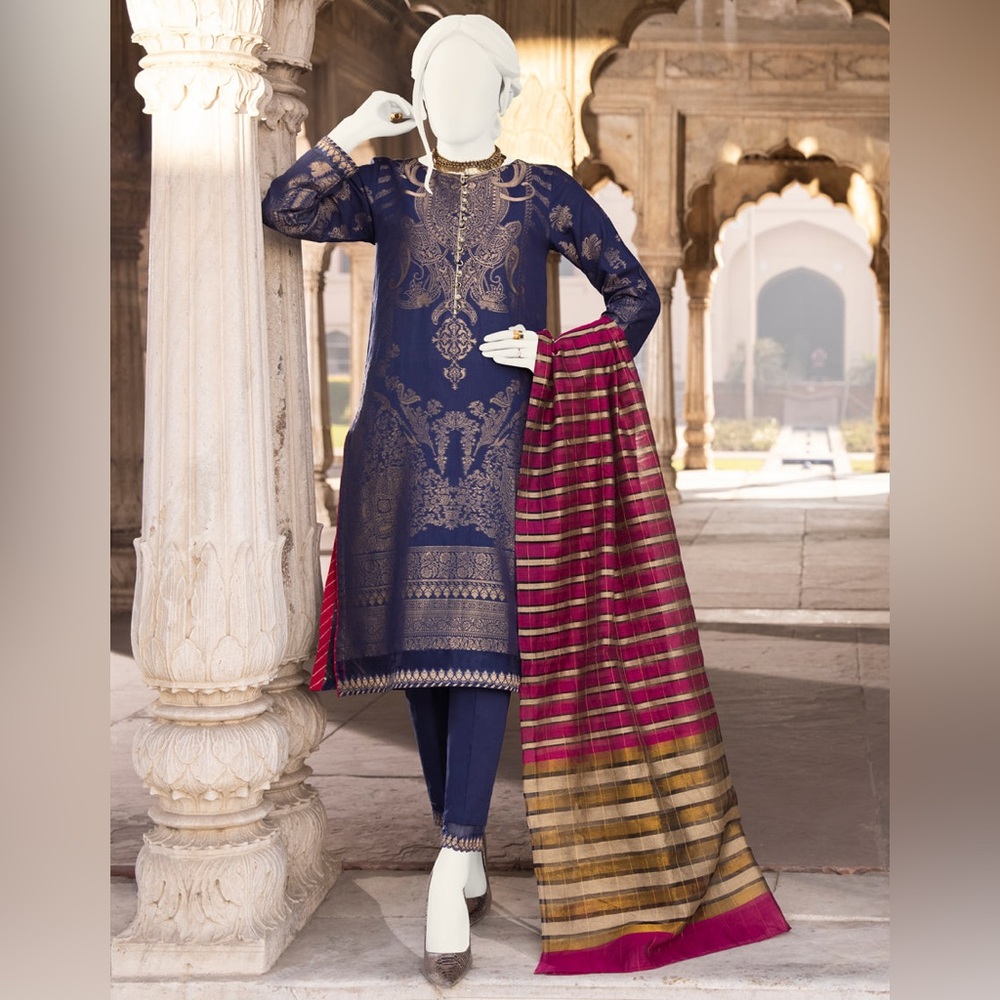 Pakistani J. Pret Junaid jamshed 2 piece dress ( Shirt & Trouser )